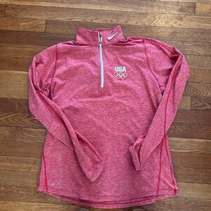 Team USA Nike dri-fit half zip